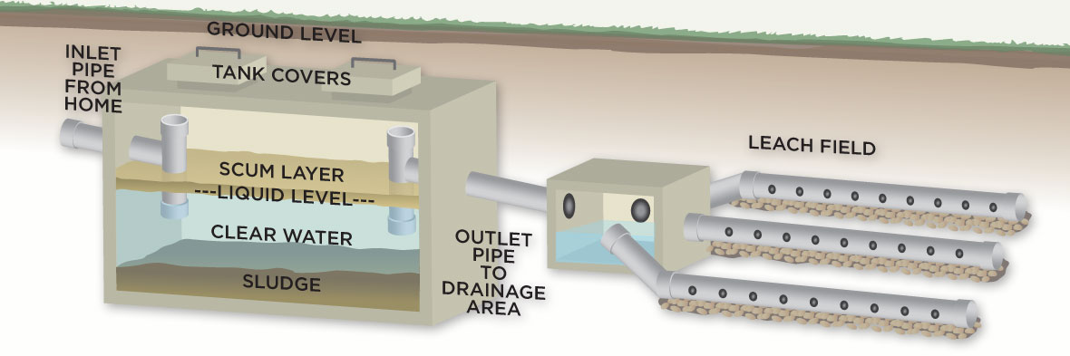 septic tank diagram